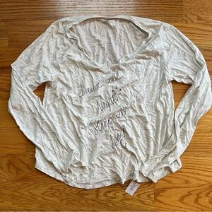 Gap Body pure body dance all night sleep all day shirt size small